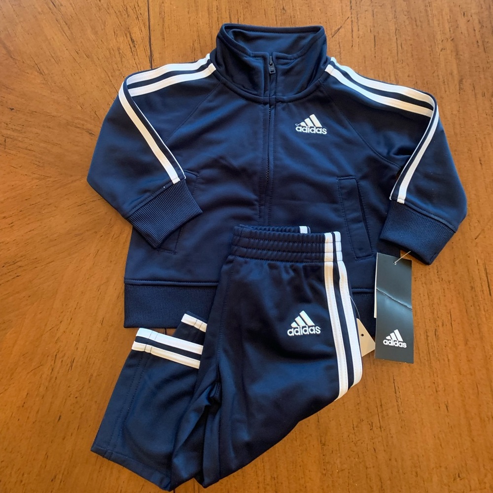 NWT 6mo Navy Adidas Track Suit
